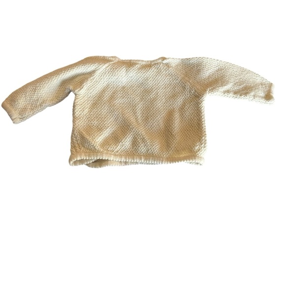 Zara baby 0-3 knit cream sweater - Picture 2 of 3